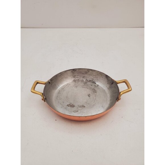Copper Pan / Copper Dish / Copper Cooking Pan / Copper Frying Pan / Copper - Picture 3 of 10